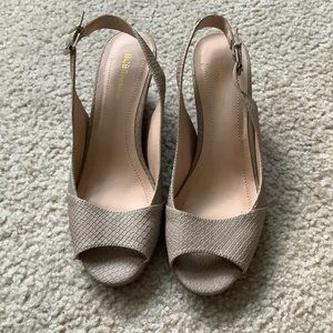 BCBGeneration “IAMI” Slingback Wedged Sandal